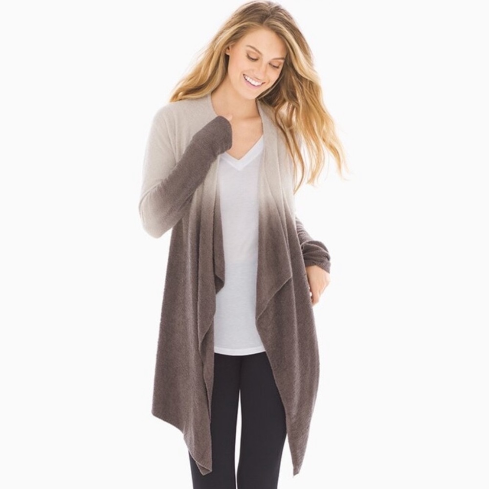 Barefoot Dreams waterfall cardigan